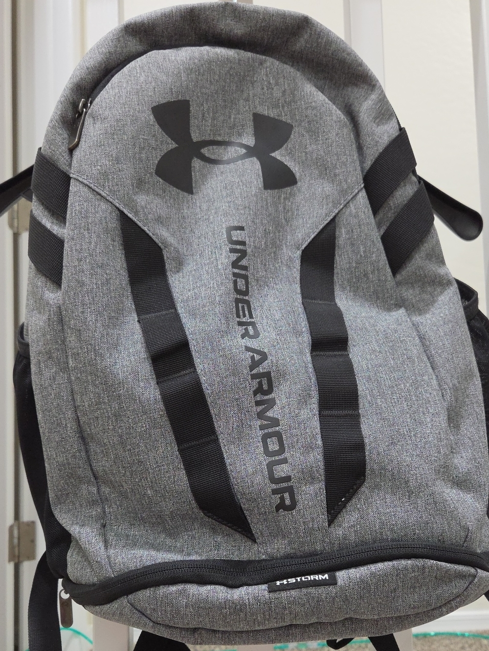 Under Armour Grey Men’s Athletic Backpack with Black Accents